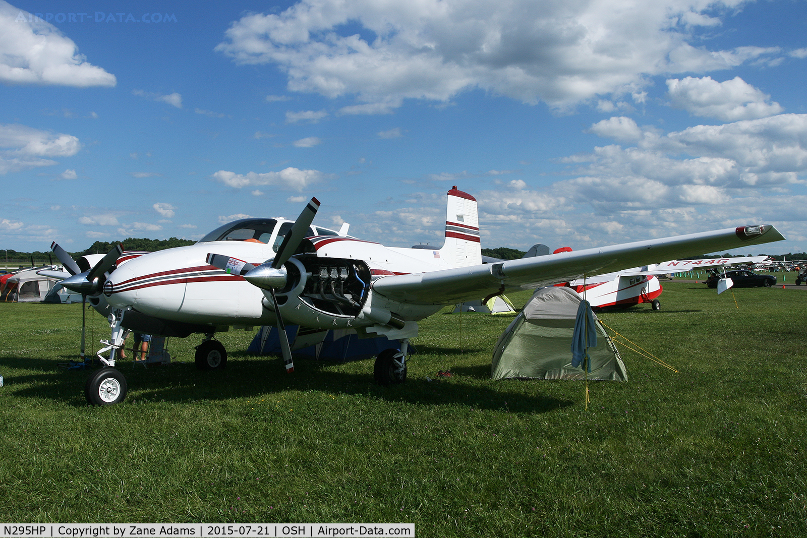 N295HP, 1961 Beech D50E Twin Bonanza C/N DH-318, 2015 - EAA AirVenture - Oshkosh Wisconsin