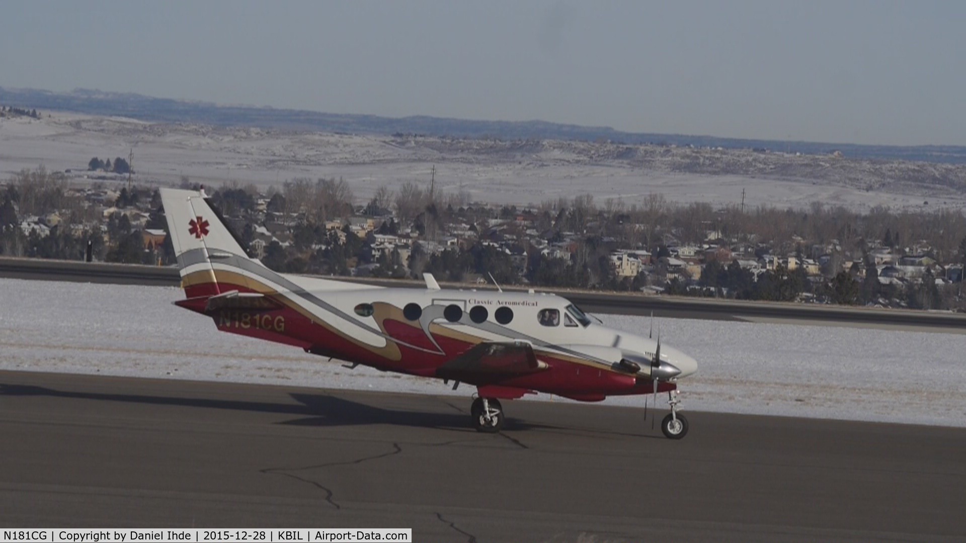 N181CG, 1977 Beech E90 King Air C/N LW-225, Classic Aeromedical @ KBIL