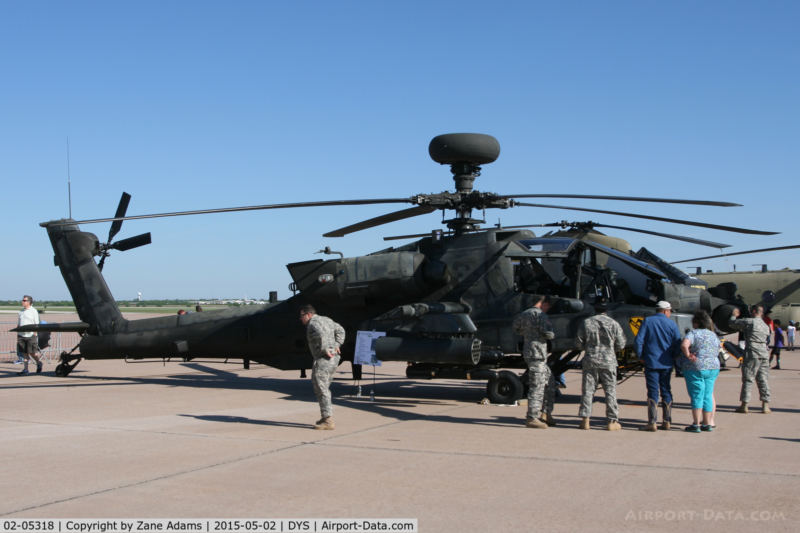 02-05318, 1987 Boeing AH-64D Longbow Apache C/N PVD318, Big Country Airfest 2015 - Dyess AFB