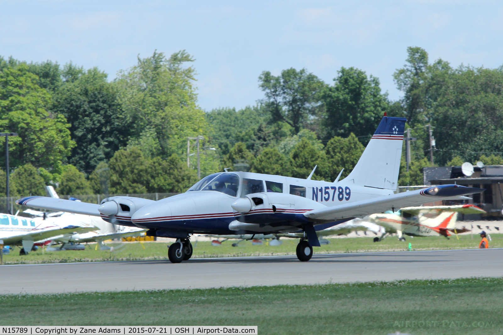 N15789, 1973 Piper PA-34-200 Seneca I C/N 34-7350094, 2015 - EAA AirVenture - Oshkosh Wisconsin