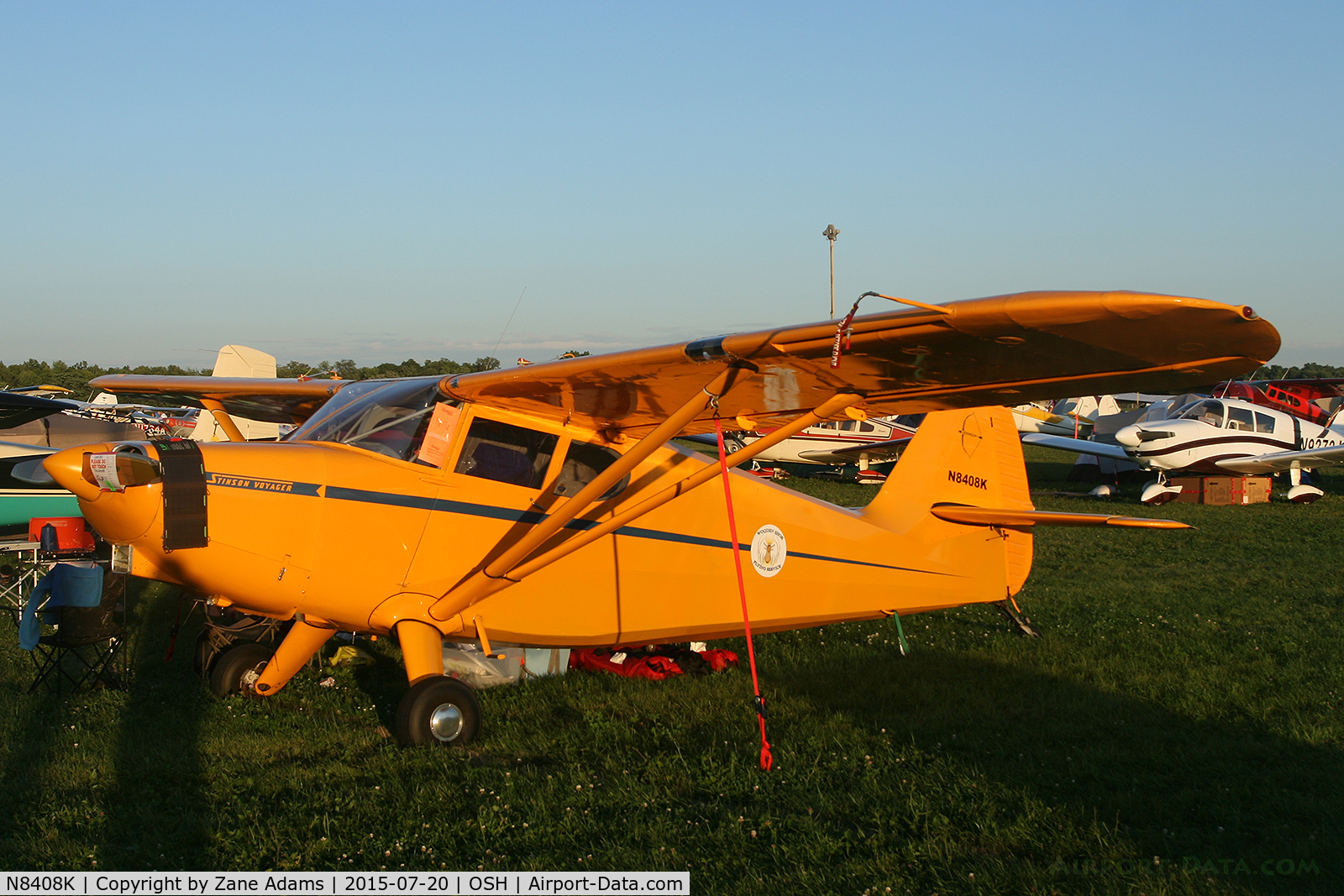 N8408K, 1946 Stinson 108-1 Voyager C/N 108-1408, 2015 - EAA AirVenture - Oshkosh Wisconsin