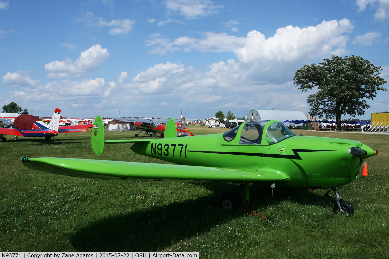 N93771, 1946 Erco 415C Ercoupe C/N 1094, 2015 EAA AirVenture - Oshkosh, Wisconsin