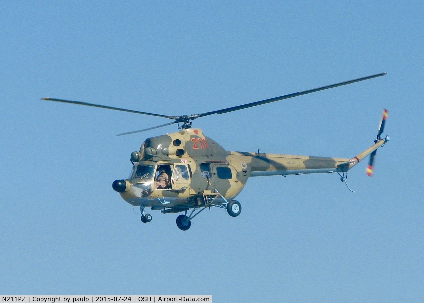 N211PZ, Mil Mi-2 Hoplite C/N 515021126, At AirVenture