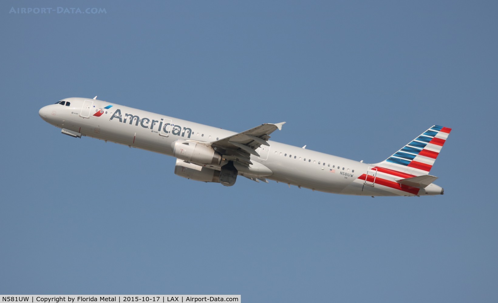 N581UW, 2014 Airbus A321-231 C/N 6152, American