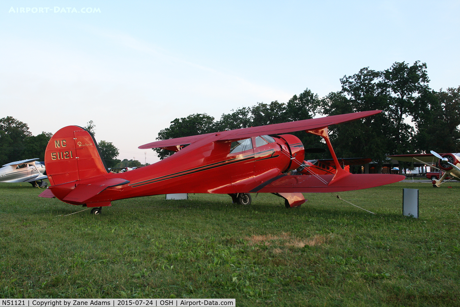 N51121, 1945 Beech D17S Staggerwing C/N 4914, 2015 EAA AirVenture - Oshkosh, Wisconsin