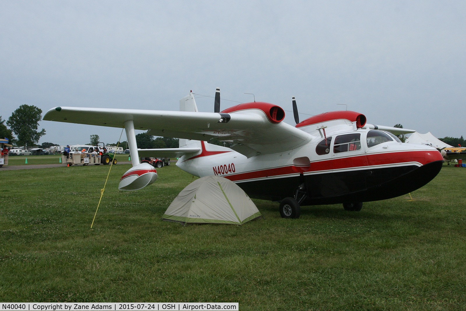 N40040, 1959 Piaggio P.136-L2 C/N 239, 2015 EAA AirVenture - Oshkosh, Wisconsin