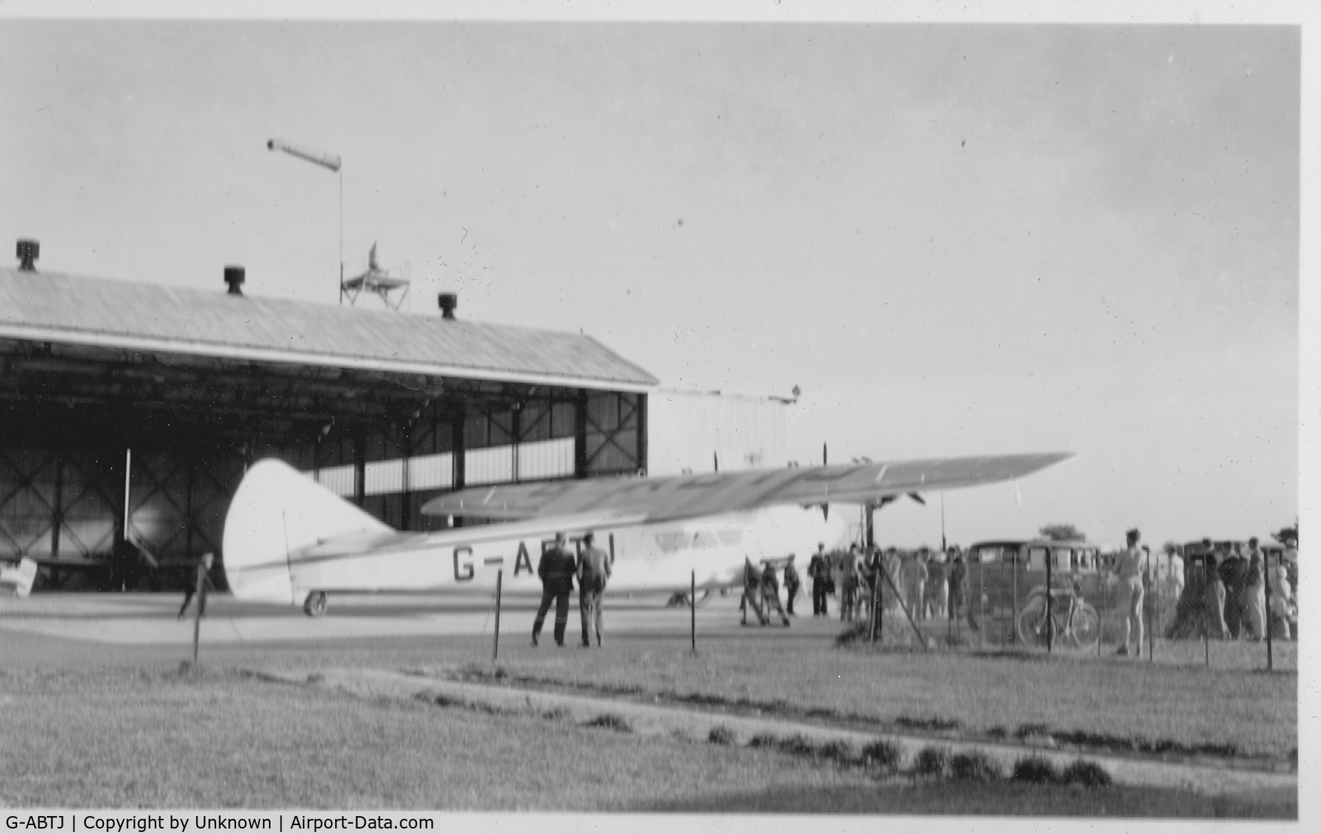 G-ABTJ, Armstrong Whitworth AW15 Atlanta C/N AW743, Cape Town Municipal Airport. Original photo.