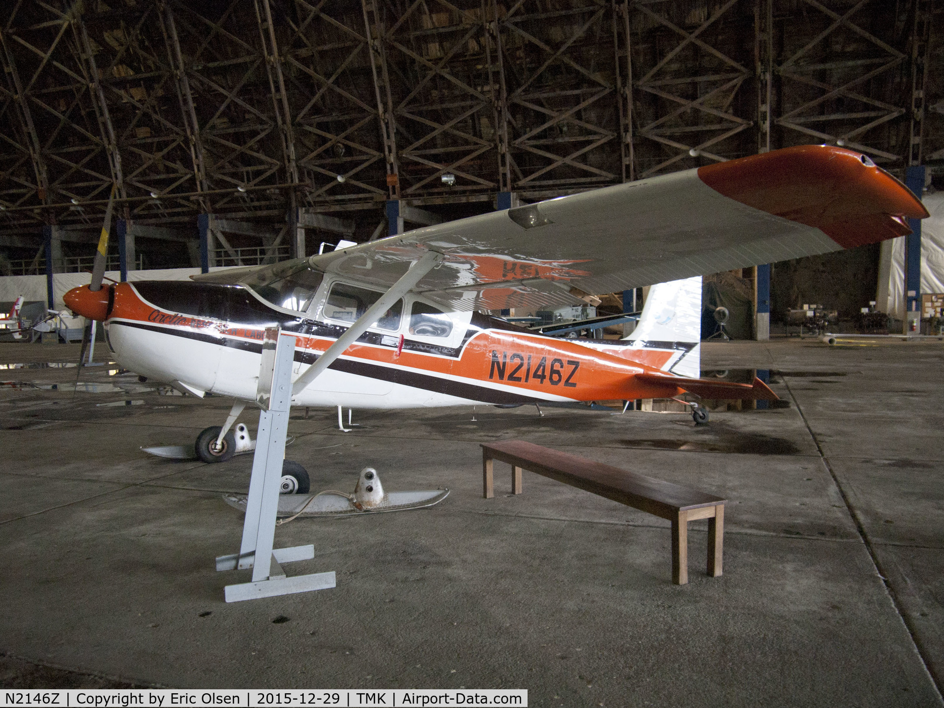 N2146Z, 1963 Cessna 180F C/N 18051246, 1963 Cessna at the Tillamook Air Museum. This is one of 2 that were the first light aircraft to fly over the North Pole.
