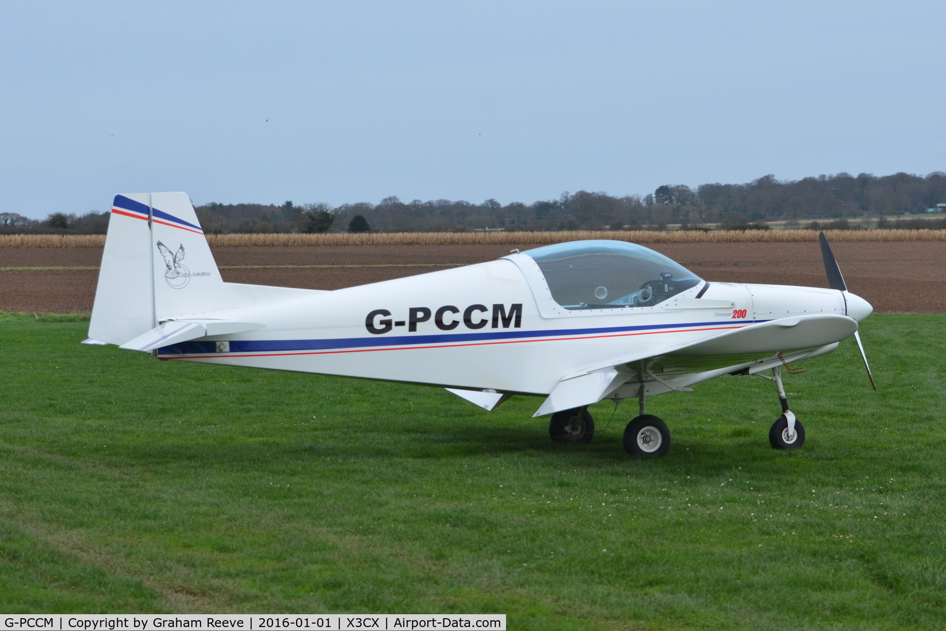 G-PCCM, 2014 Alpi Aviation Pioneer 200-M C/N LAA 334-15250, Parked at Northrepps.