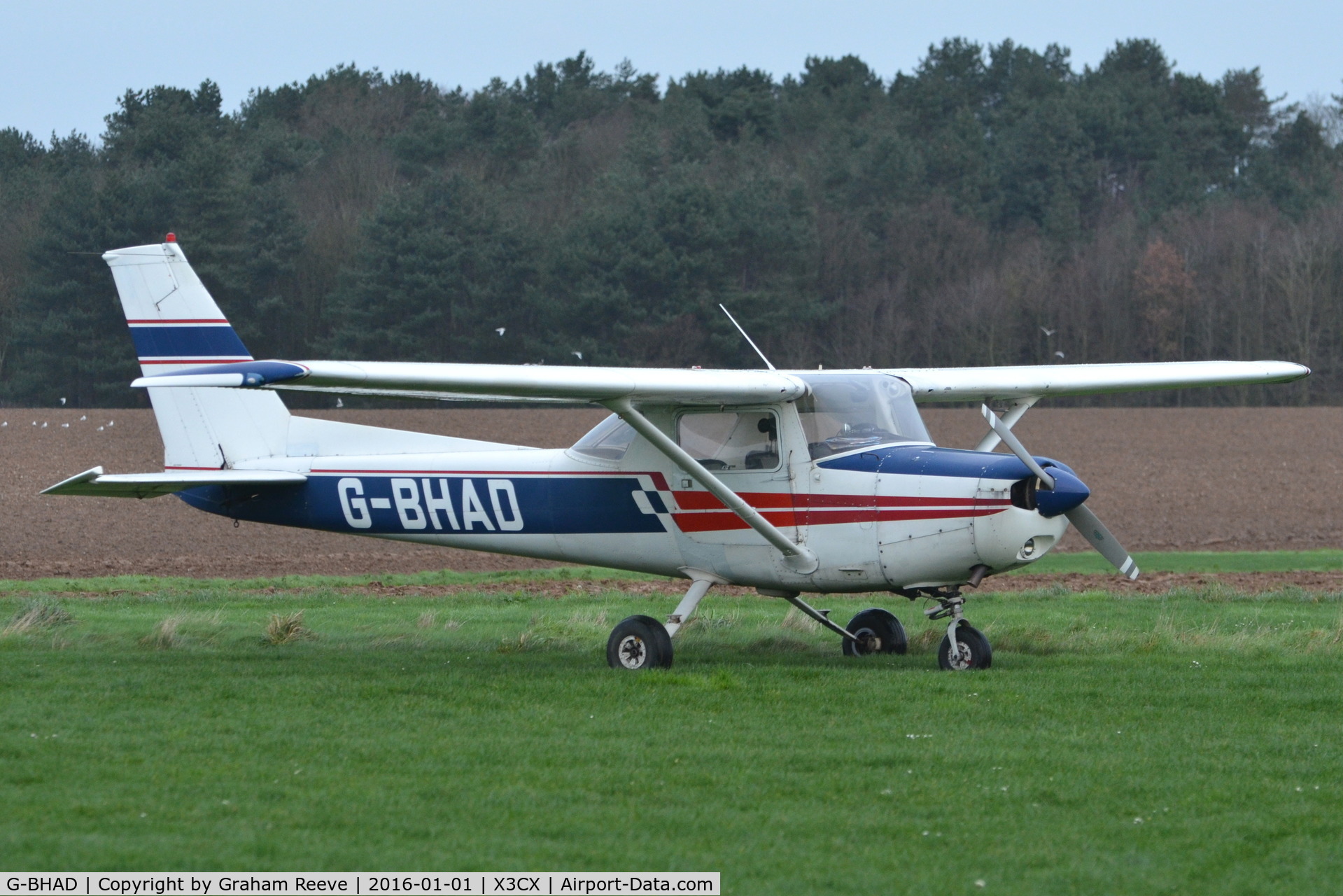G-BHAD, 1978 Cessna A152 Aerobat C/N A152-0807, Parked at Northrepps.
