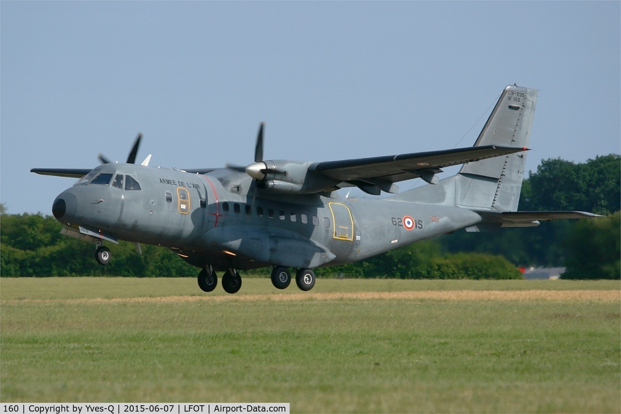 160, Airtech CN-235-200M C/N C160, Airtech CN-235-200M, Take-off rwy 02, Tours Air Base 705 (LFOT-TUF) Open day 2015