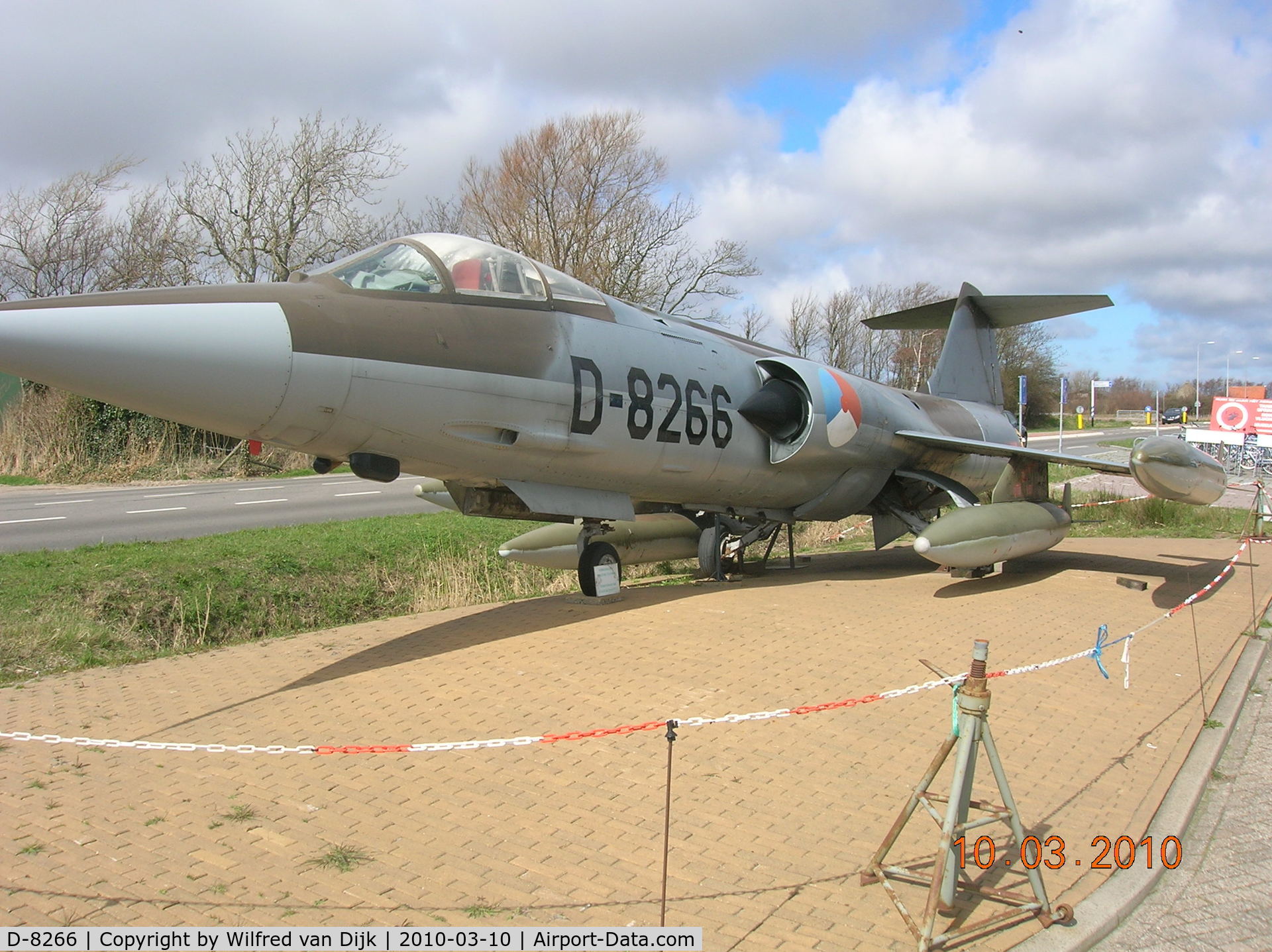 D-8266, Lockheed F-104G Starfighter C/N 683-8266, Picture taken on Texel, however the plane is now stored at Soesterberg Airport