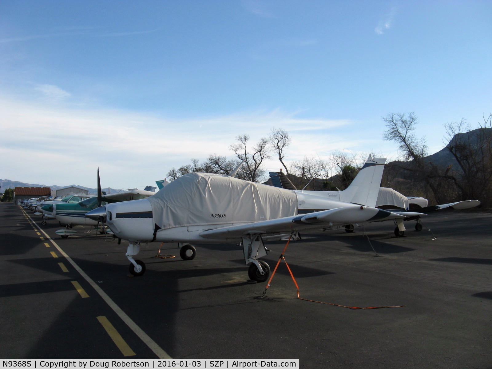 N9368S, 1975 Beech C23 Sundowner 180 C/N M-1670, 1975 Beech C23 SUNDOWNER 180, Lycoming O&VO-360 180 Hp, trailing link tri-gear provides easy soft landings, a heated pitot tube was optional on left wing on this model.