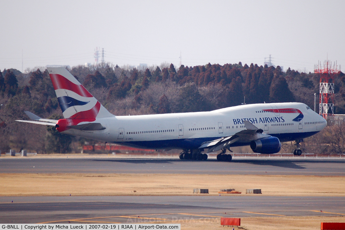 G-BNLL, 1990 Boeing 747-436 C/N 24054, Rotating
