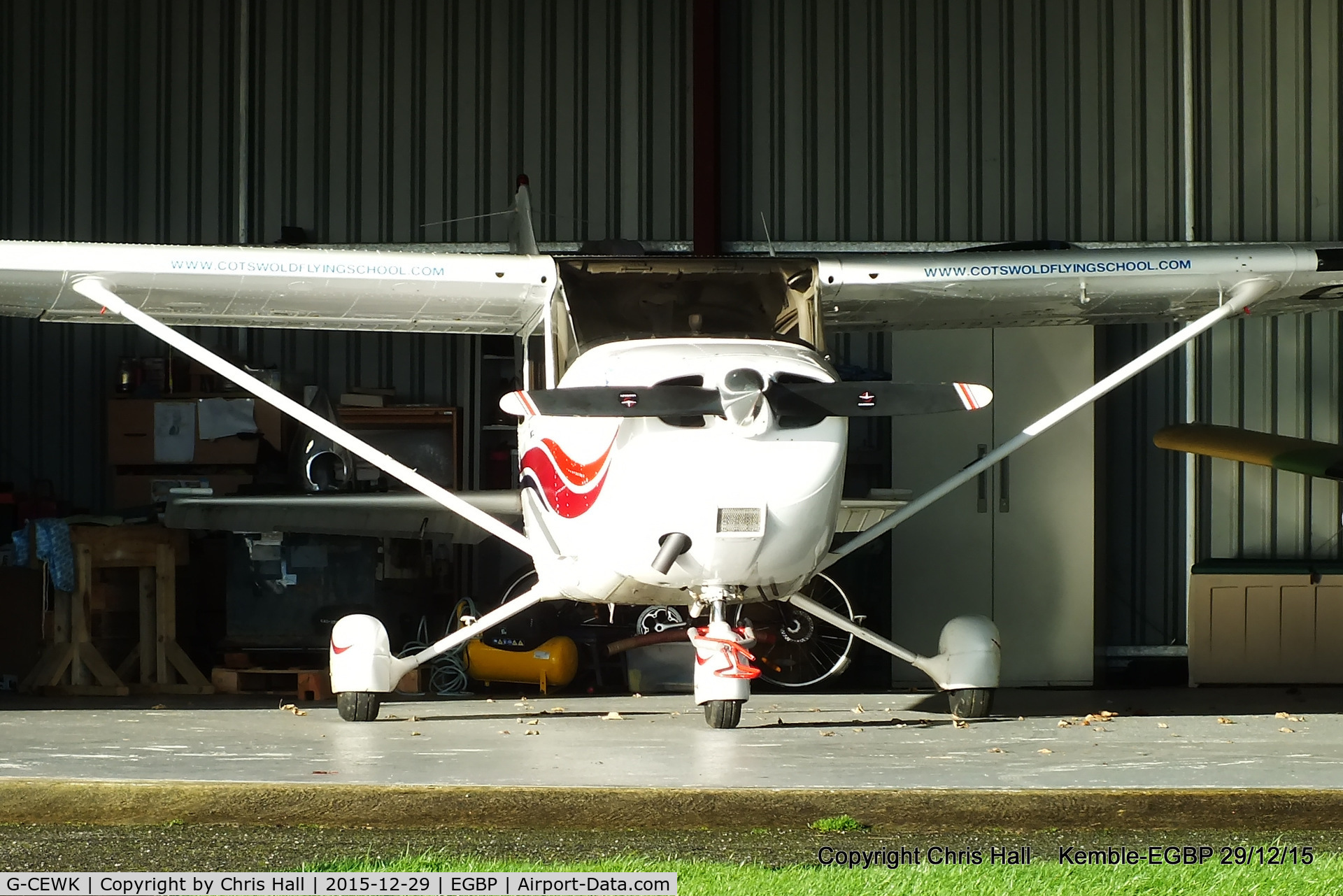 G-CEWK, 1999 Cessna 172S Skyhawk SP C/N 172S8294, at Kemble