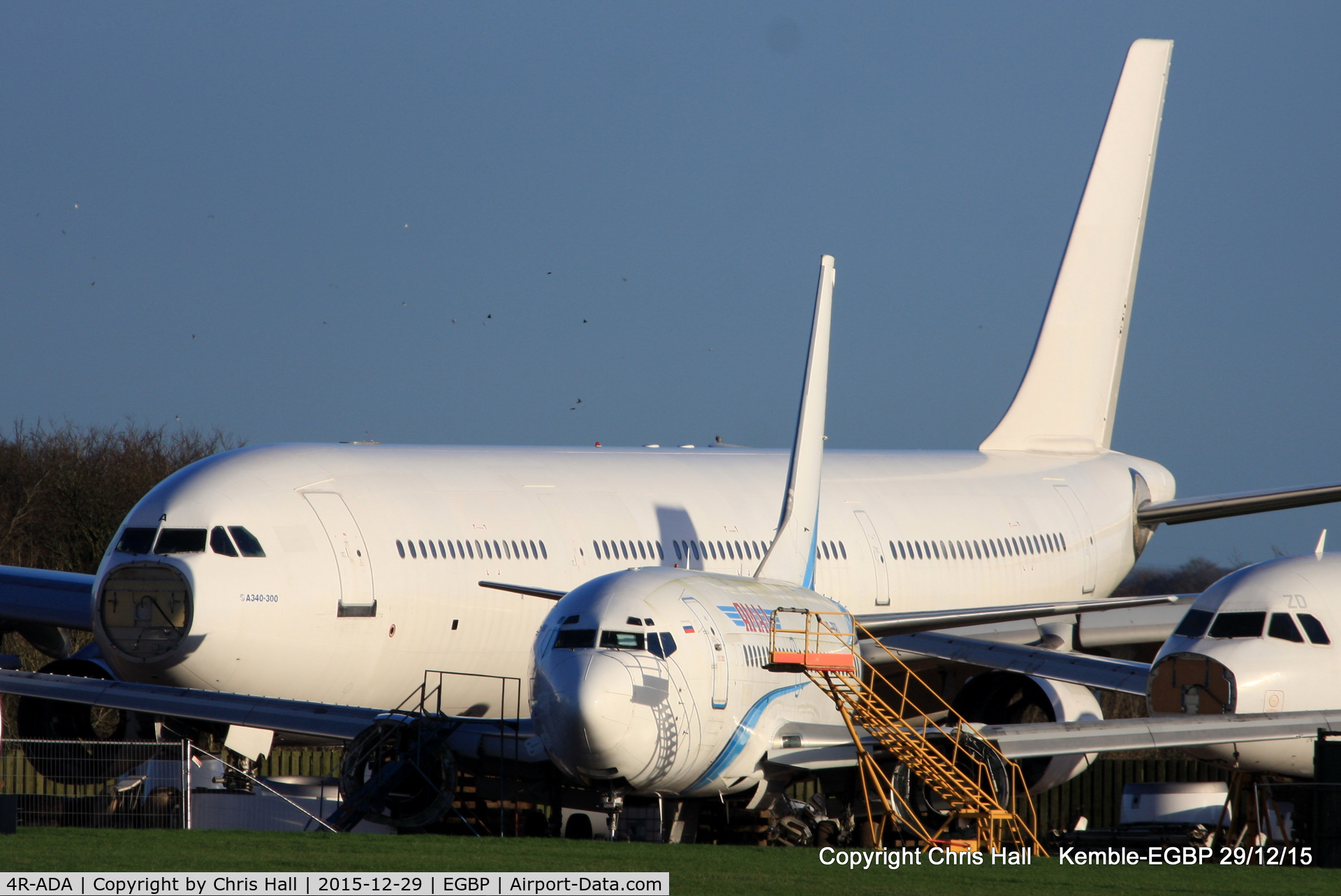 4R-ADA, 1994 Airbus A340-311 C/N 032, stored at Kemble