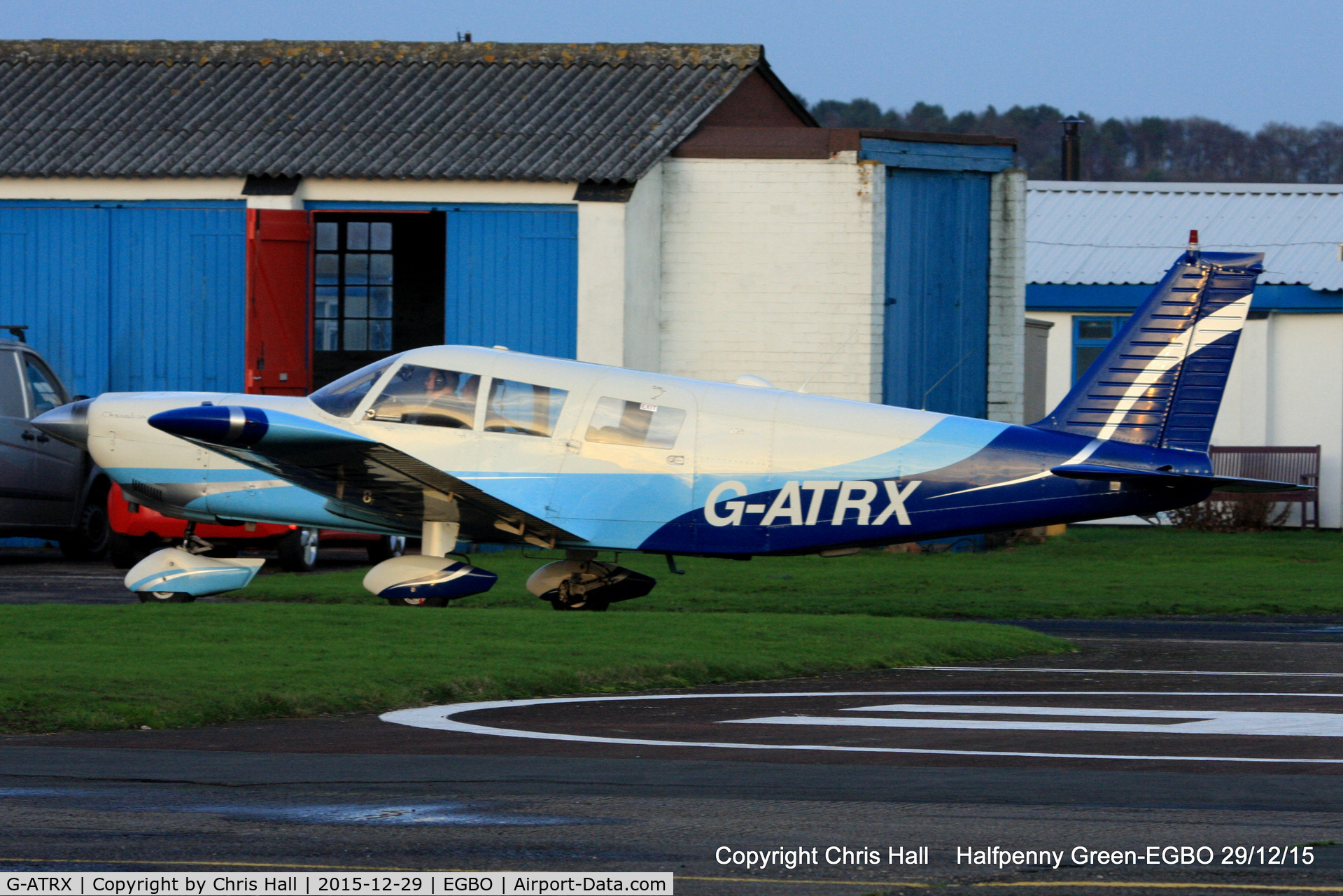 G-ATRX, 1966 Piper PA-32-260 Cherokee Six Cherokee Six C/N 32-390, at Halfpenny Green