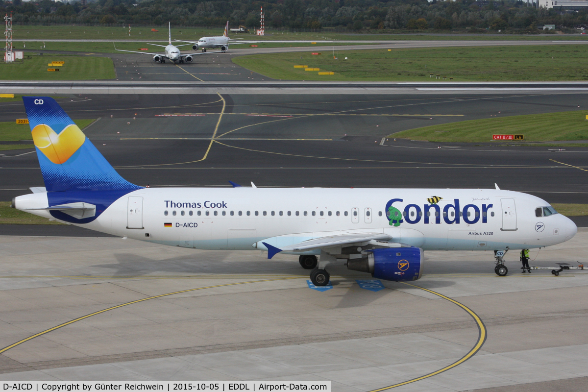 D-AICD, 1998 Airbus A320-212 C/N 0884, Taxiing