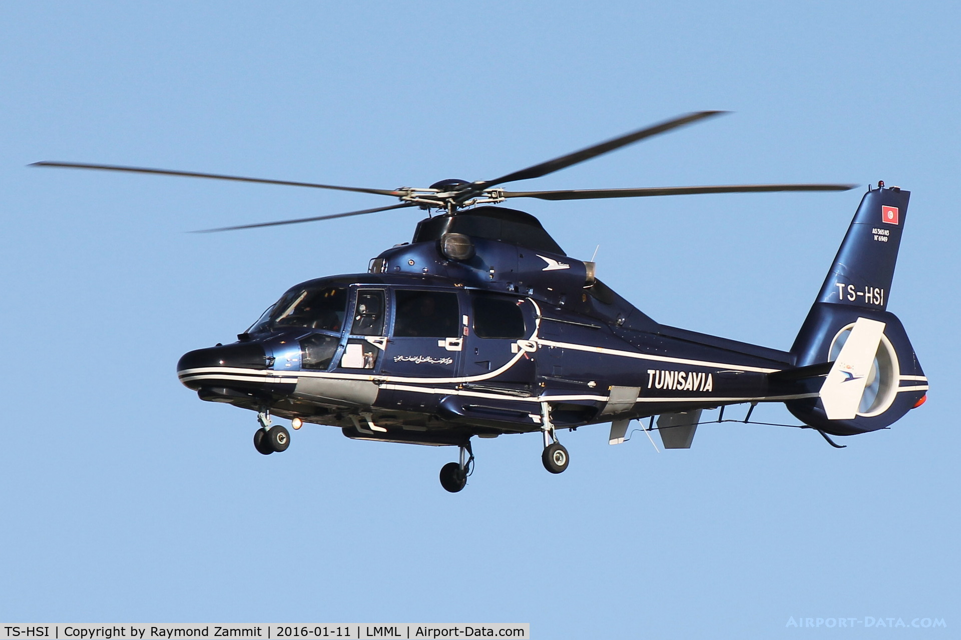 TS-HSI, 2012 Eurocopter AS-365N-2 Dauphin C/N 6949, Eurocopter AS365 Dauphin TS-HSI Tunisavia