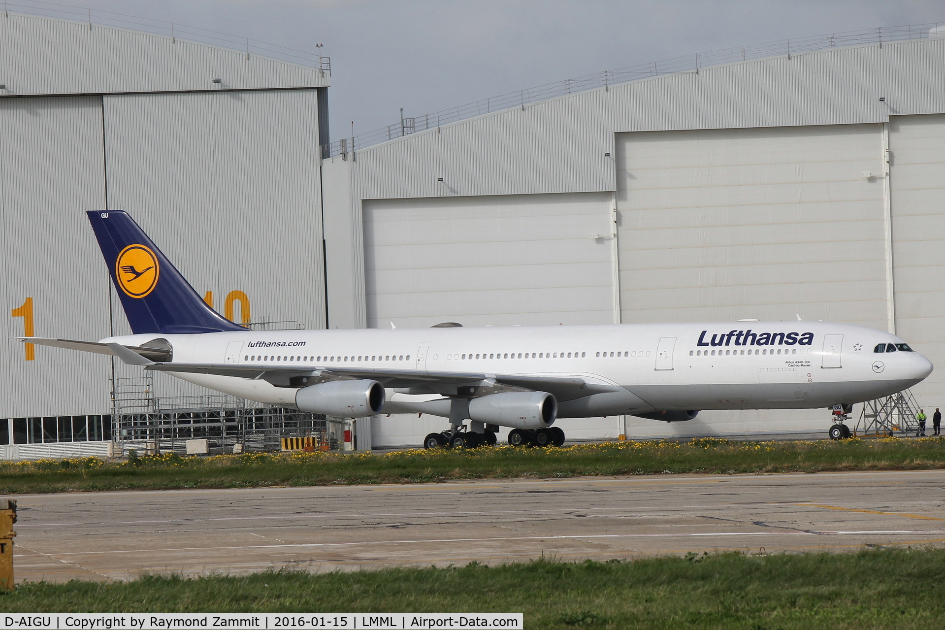 D-AIGU, 2000 Airbus A340-313 C/N 321, A340 D-AIGU Lufthansa