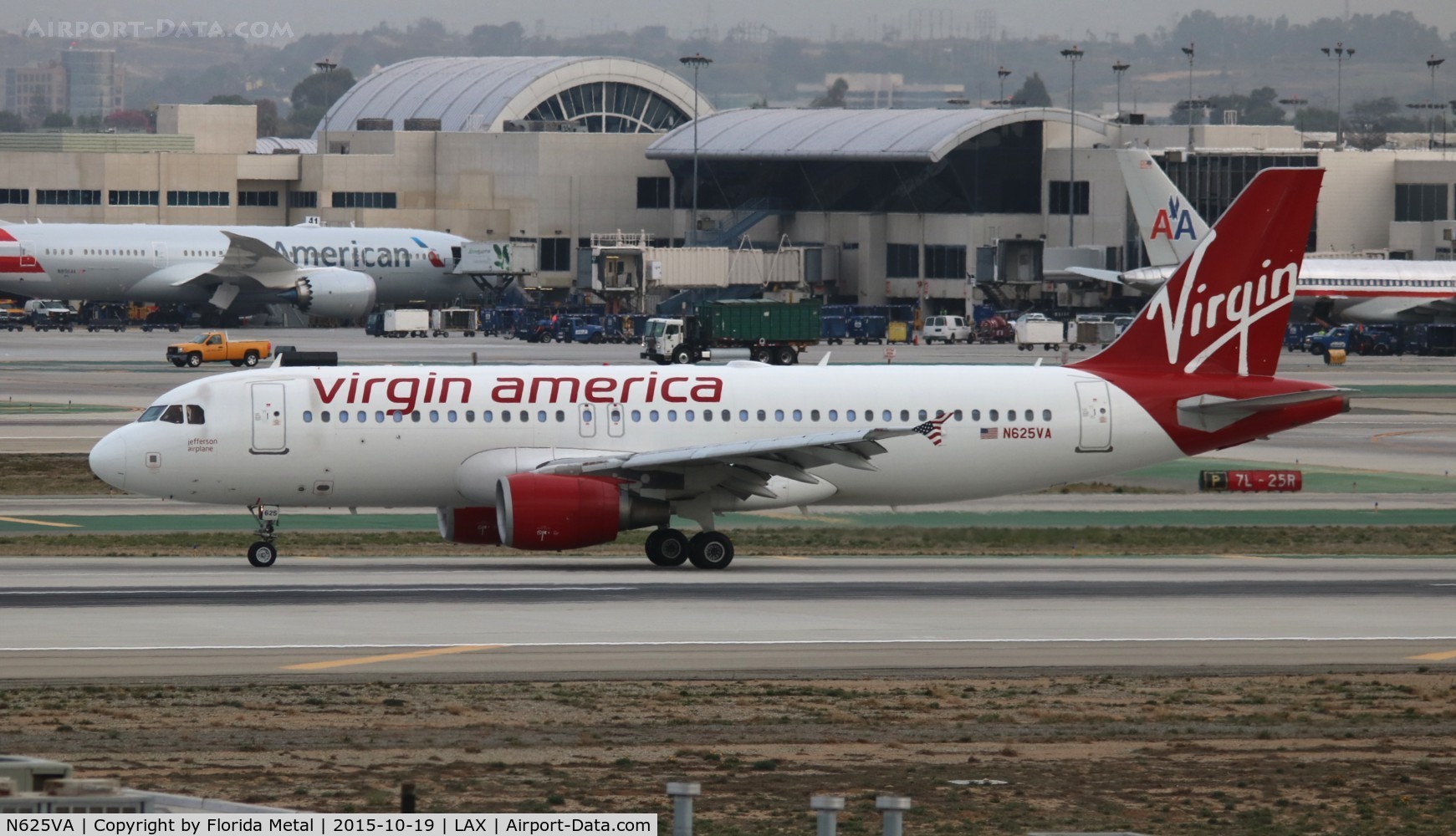 N625VA, 2006 Airbus A320-214 C/N 2800, Virgin America