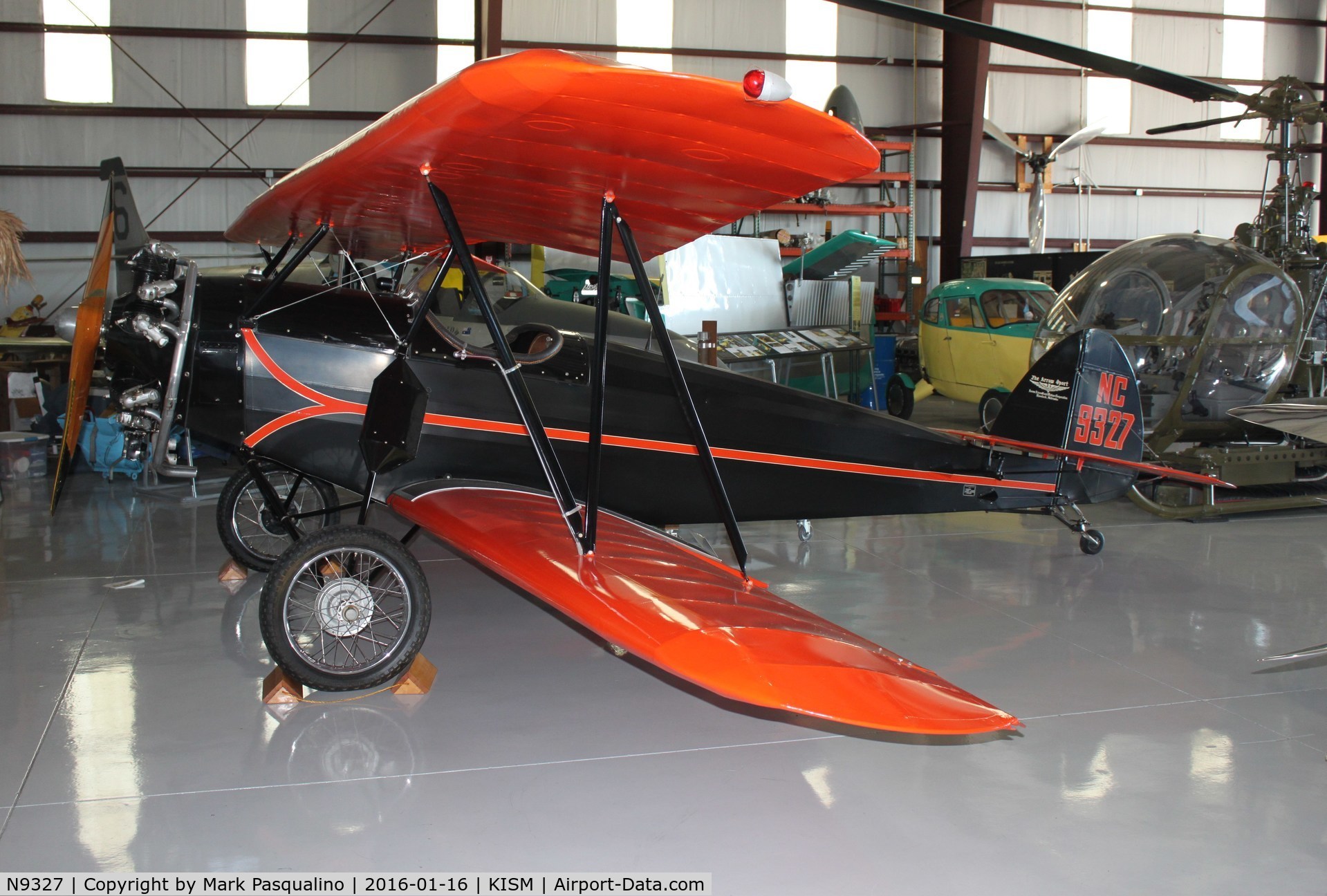 N9327, 1929 Arrow Sport A2-60 C/N 343, Arrow Sport A2-60