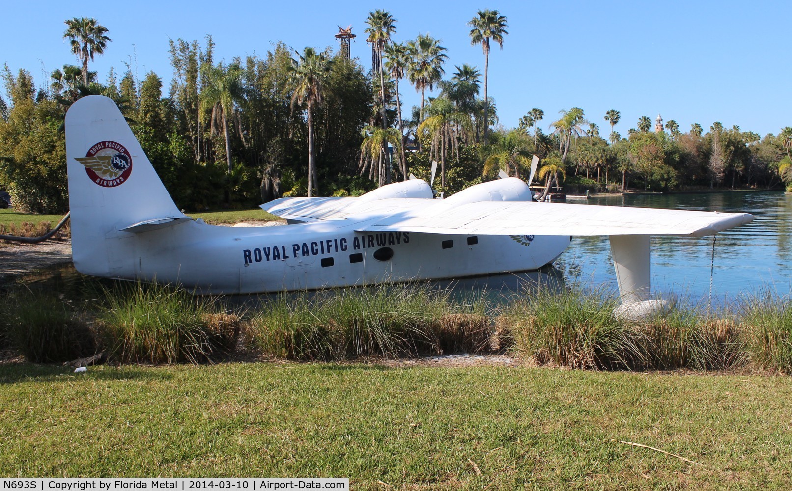 N693S, Grumman HU-16D C/N 141266, HU-16D Albatross near Universal Orlando