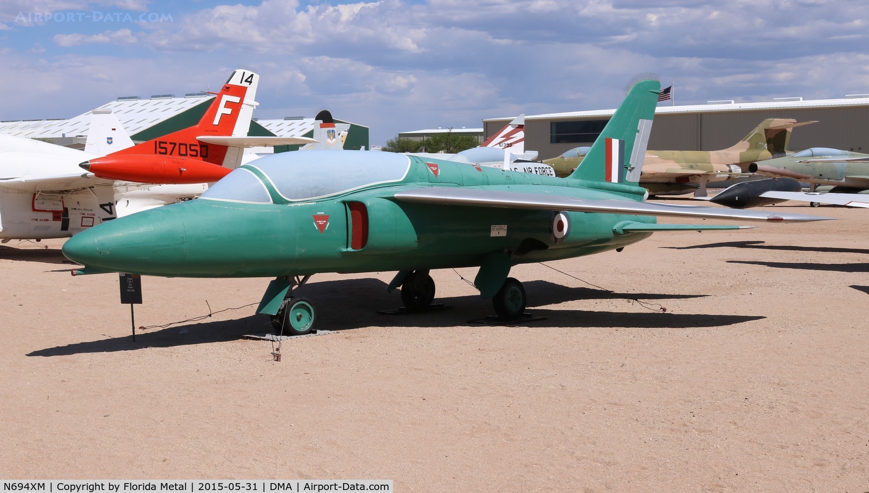 N694XM, 1960 Folland Gnat T.1 C/N FL504, Hawker Gnat