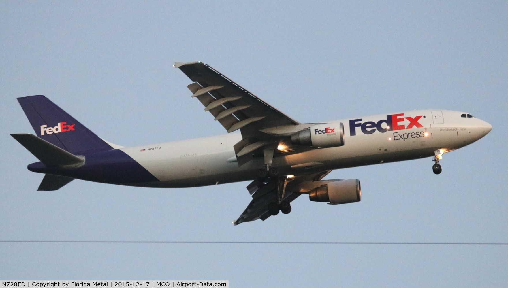 N728FD, 1990 Airbus A300B4-622R C/N 581, Fed Ex