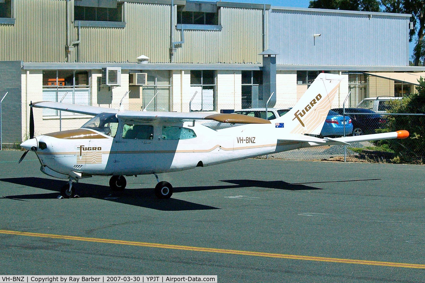 VH-BNZ, Cessna 210N Centurion C/N 21064837, Cessna 210N Centurion [210-64837] (Fugro Airbourne Surveys) Perth-Jandakot~VH 30/03/2007