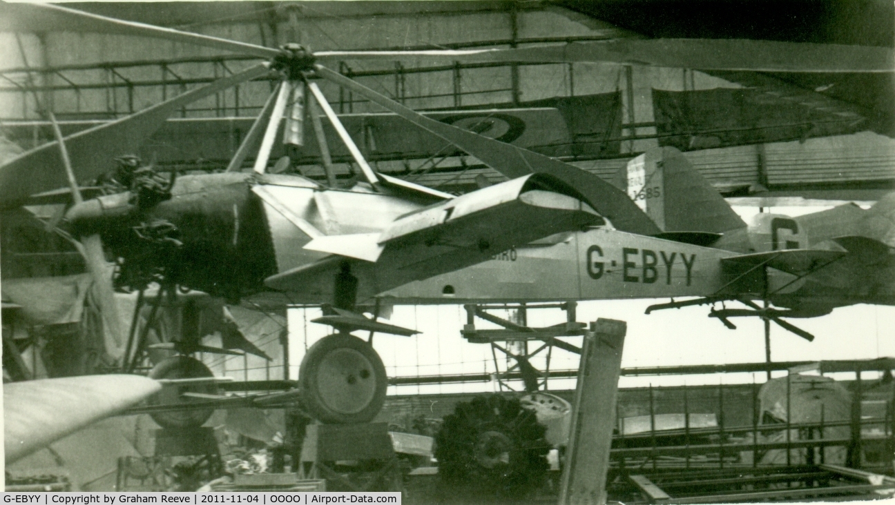 G-EBYY, 1928 Avro Cierva C-8L Mk2 C/N Not found G-EBYY, Recently discovered picture.