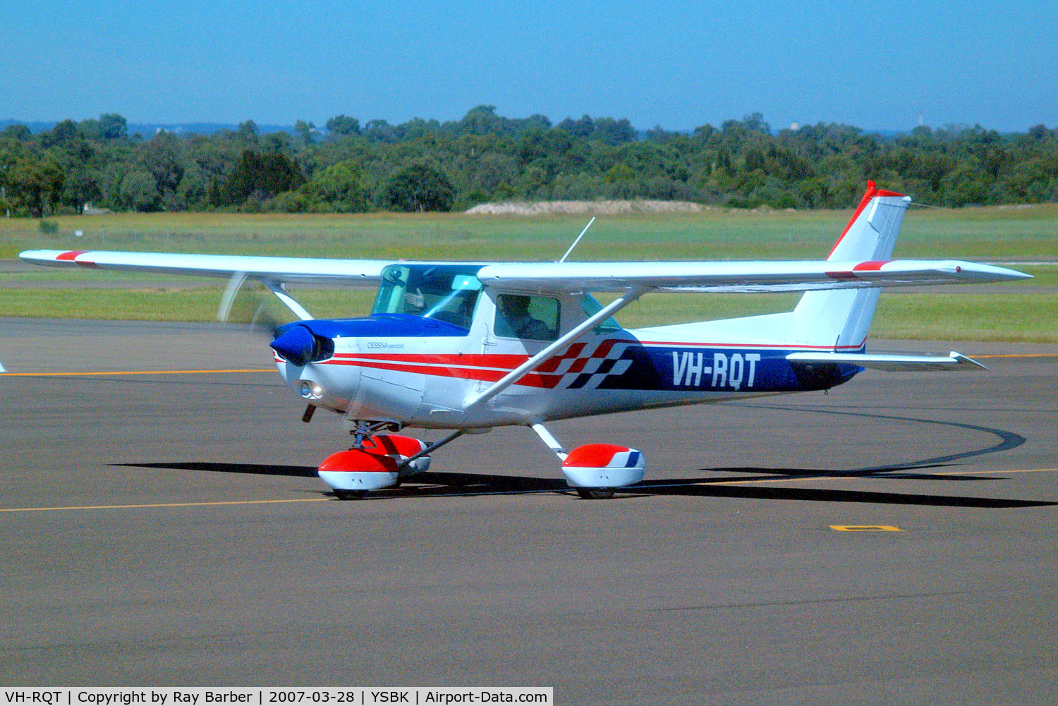 VH-RQT, 1977 Cessna A152 Aerobat C/N A1520744, VH-RQT   Cessna A.152 Aerobat [A152-0744] Bankstown~VH 28/03/2007