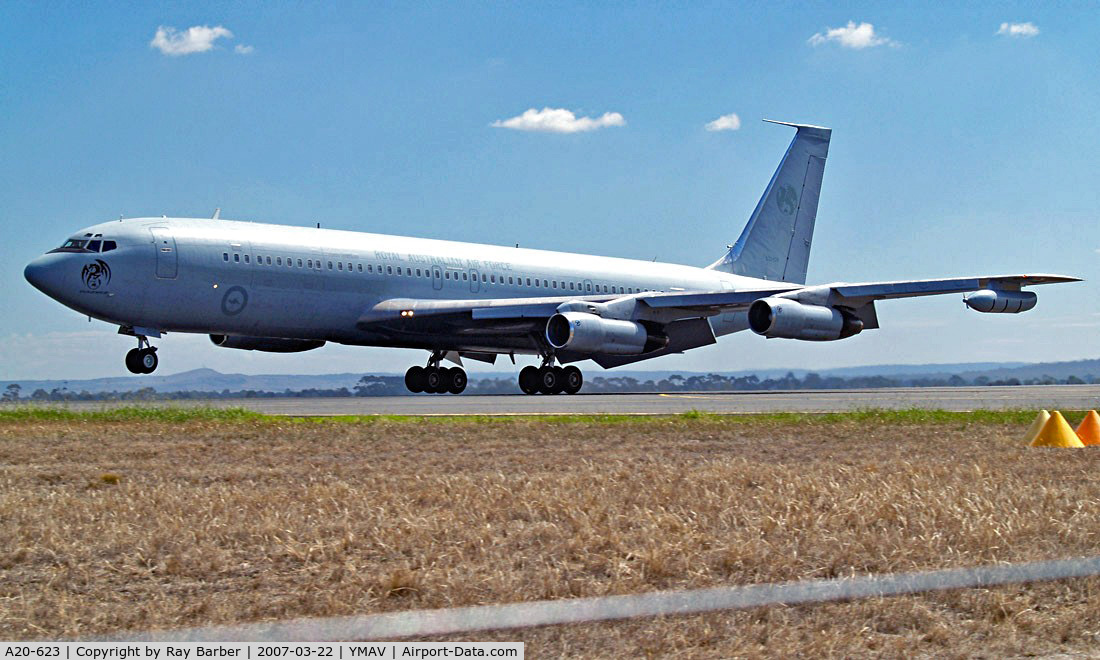 A20-623, 1968 Boeing 707-338C C/N 19623, Boeing 707-338C [19623] (Royal Australian Air Force) Avalon~VH 22/03/2007