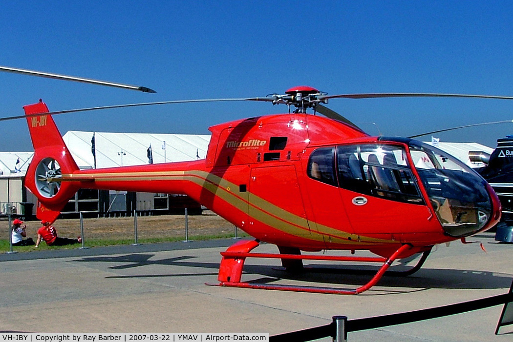VH-JBY, 2000 Eurocopter EC-120B Colibri C/N 1139, Eurocopter EC.120B Colibri [1139] (Microflite Helicopter Services) Avalon~VH 22/03/2007