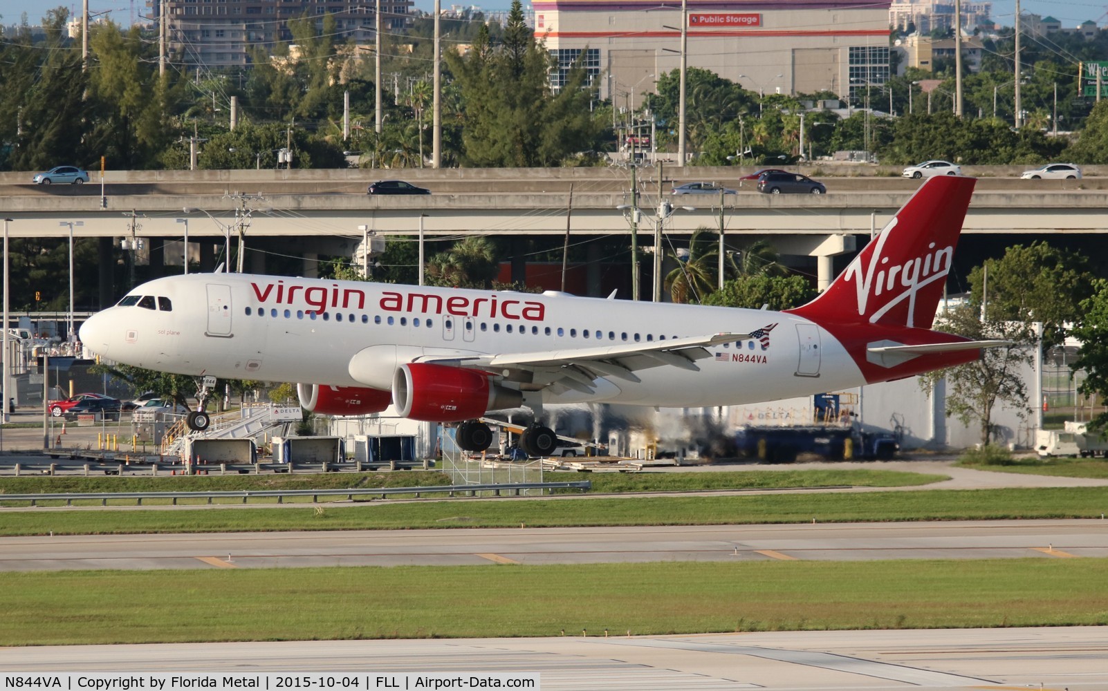 N844VA, Airbus A320-214 C/N 4851, Virgin America