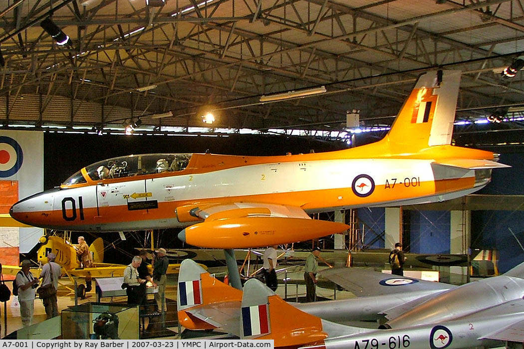 A7-001, Aermacchi MB-326H C/N 6351/120, Aermacchi MB-326H/ Commonwealth CA.30 [6351] RAAF Williams/Point Cook~VH 23/03/2007