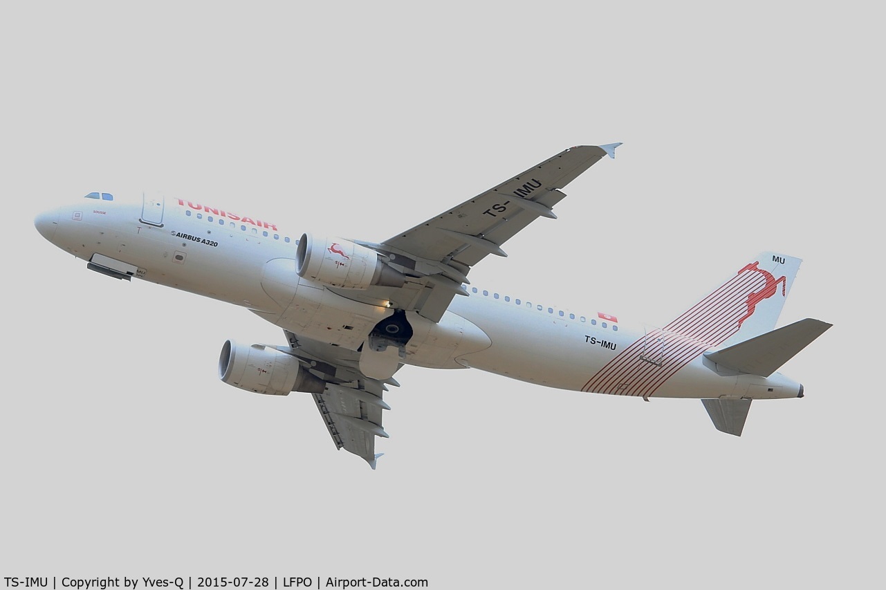 TS-IMU, 2013 Airbus A320-214 C/N 5474, Airbus A320-214, Take off rwy 24, Paris-Orly airport (LFPO-ORY)
