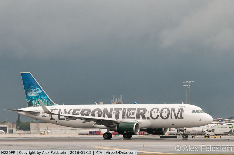 N220FR, 2013 Airbus A320-214 C/N 5661, Miami