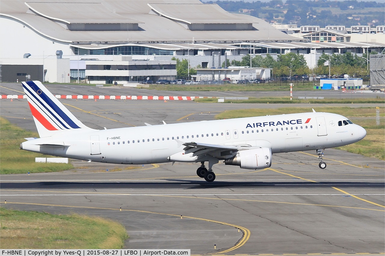 F-HBNE, 2011 Airbus A320-214 C/N 4664, Airbus A320-214, Landing rwy 14R, Toulouse-Blagnac Airport (LFBO-TLS)