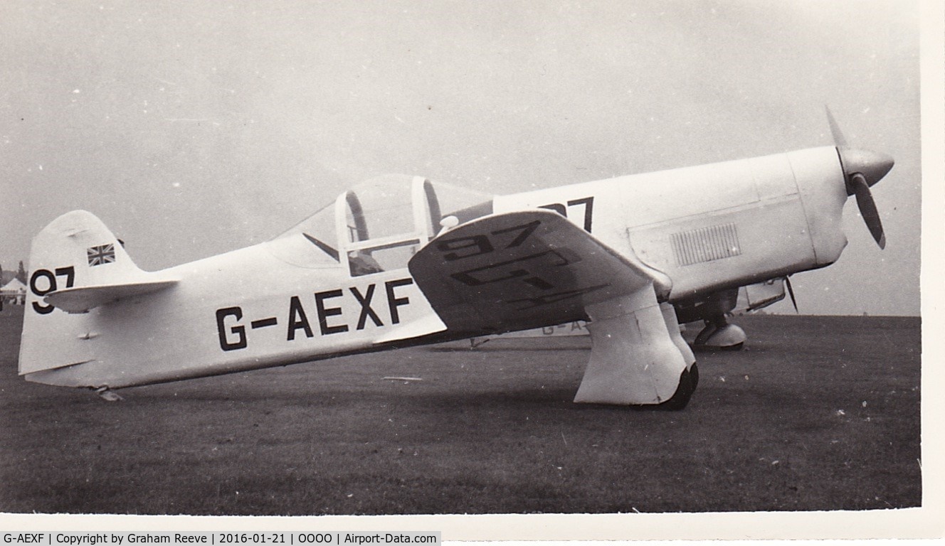 G-AEXF, 1936 Percival E-2H Mew Gull C/N E22, Recently discovered photograph.