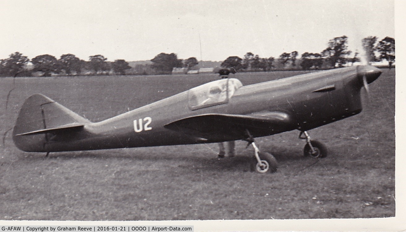 G-AFAW, Miles M13 Hobby C/N 1Y, Recently discovered photograph.