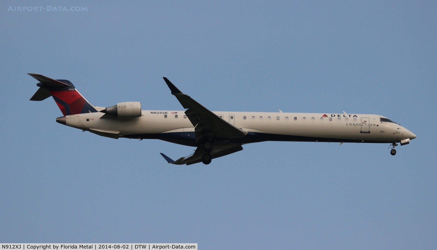 N912XJ, 2007 Bombardier CRJ-900ER (CL-600-2D24) C/N 15144, Delta Connection