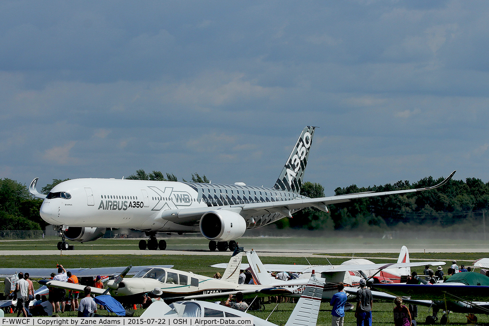 F-WWCF, 2013 Airbus A350-941 C/N 002, 2015 EAA AirVenture - Oshkosh, Wisconsin