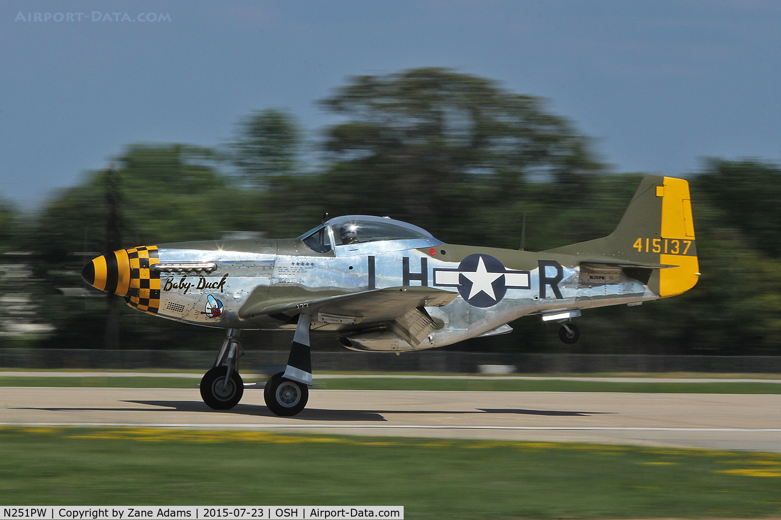 N251PW, 1944 North American P-51D Mustang C/N 122-31945, 2015 EAA AirVenture - Oshkosh, Wisconsin