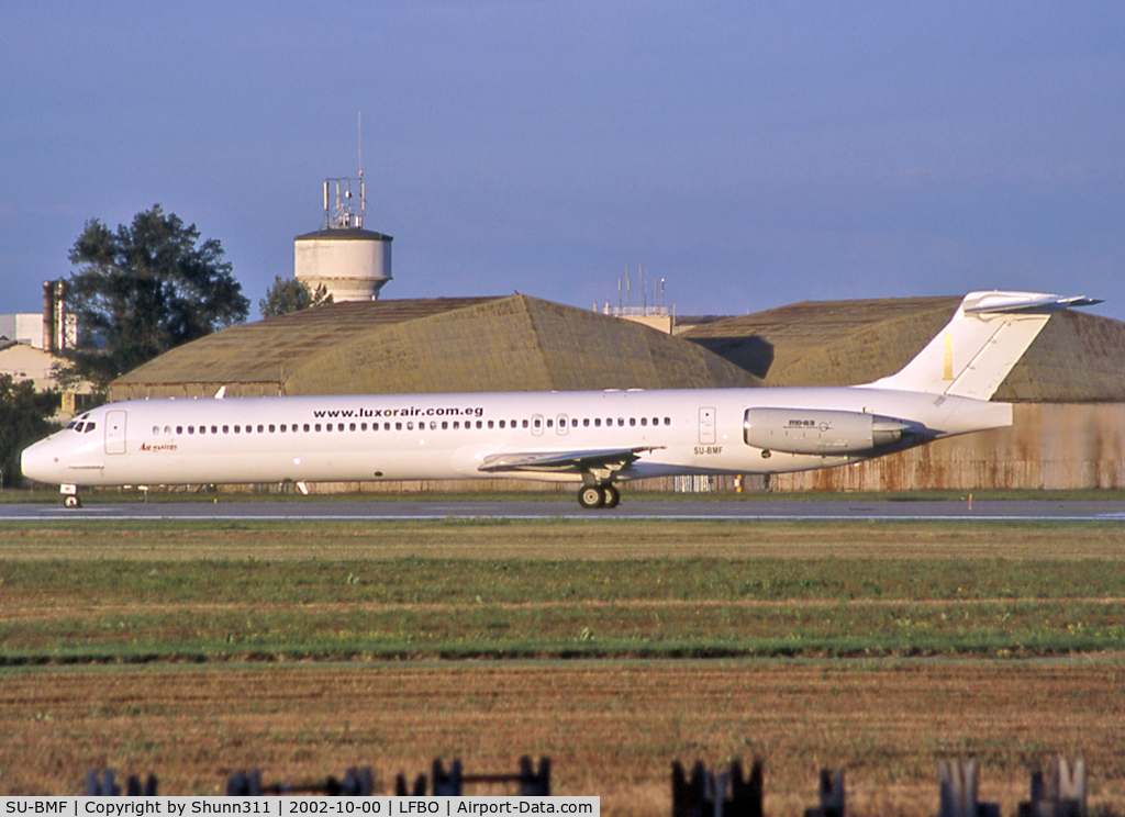 SU-BMF, 1992 McDonnell Douglas MD-83 (DC-9-83) C/N 53199, Ready for take off from rwy 33R
