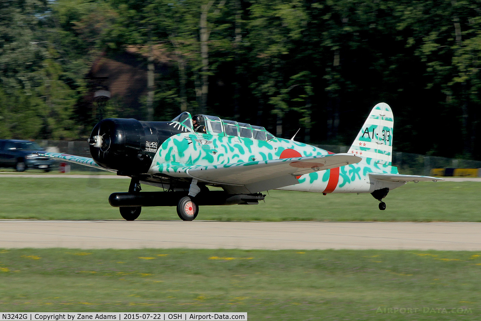 N3242G, 1945 North American AT-6D Texan C/N 43766, 2015 EAA AirVenture - Oshkosh, Wisconsin