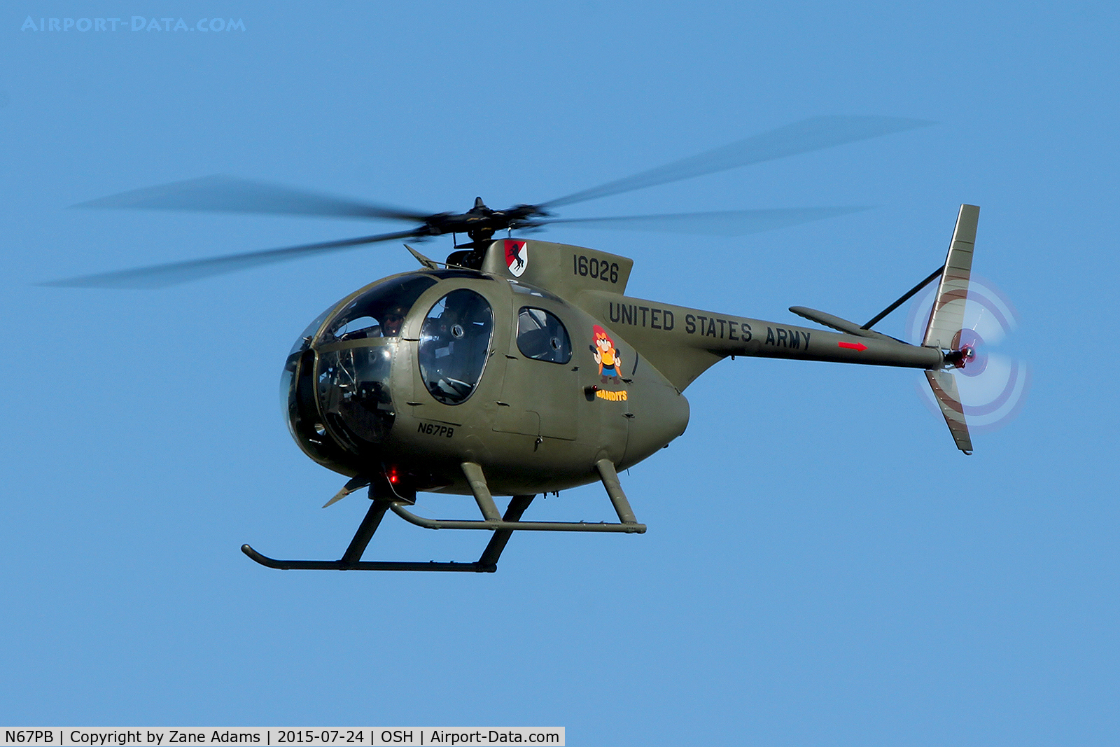 N67PB, 1968 Hughes OH-6A Cayuse C/N 480411, 2015 EAA AirVenture - Oshkosh, Wisconsin