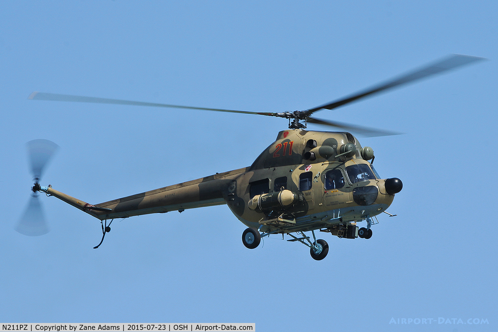 N211PZ, Mil Mi-2 Hoplite C/N 515021126, 2015 EAA AirVenture - Oshkosh, Wisconsin