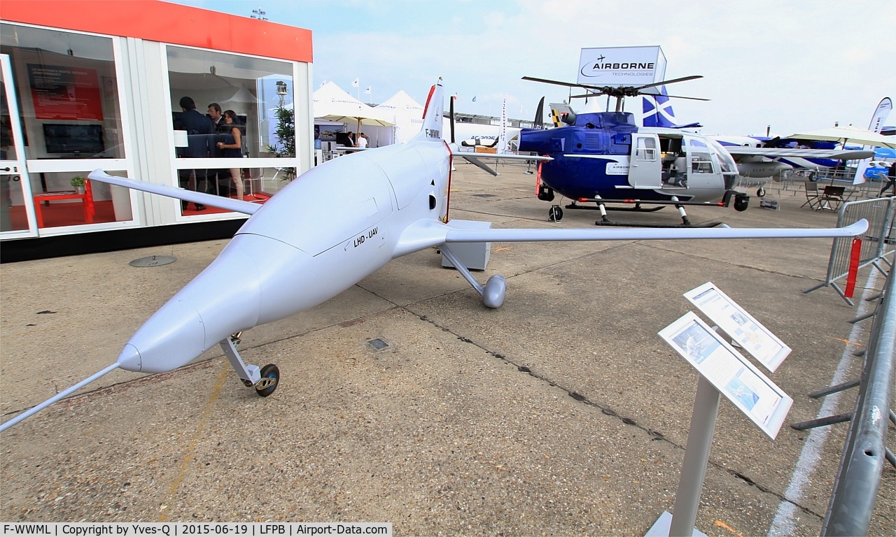 F-WWML, LH Aviation LH-D - UAV C/N not found, Aviation LH-D, Displayed at Paris-Le Bourget (LFPB-LBG) Air show 2015