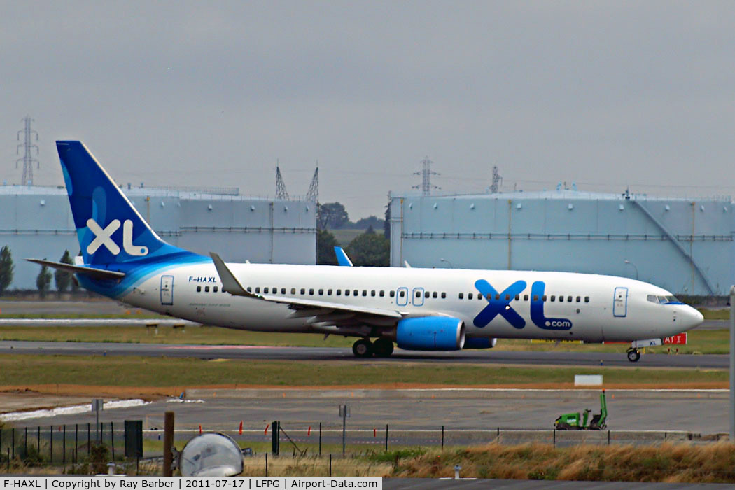 F-HAXL, 2008 Boeing 737-8Q8 C/N 35279, Boeing 737-8Q8 [35279] (XL Airways France) Paris-Charles De Gaulle~F 17/07/2011